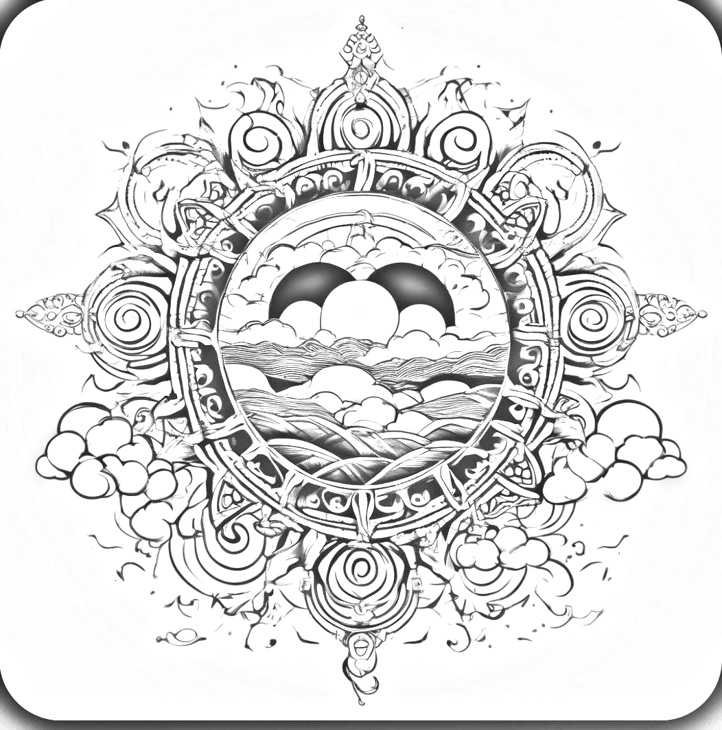 Cloudscape Medallion No. 1
