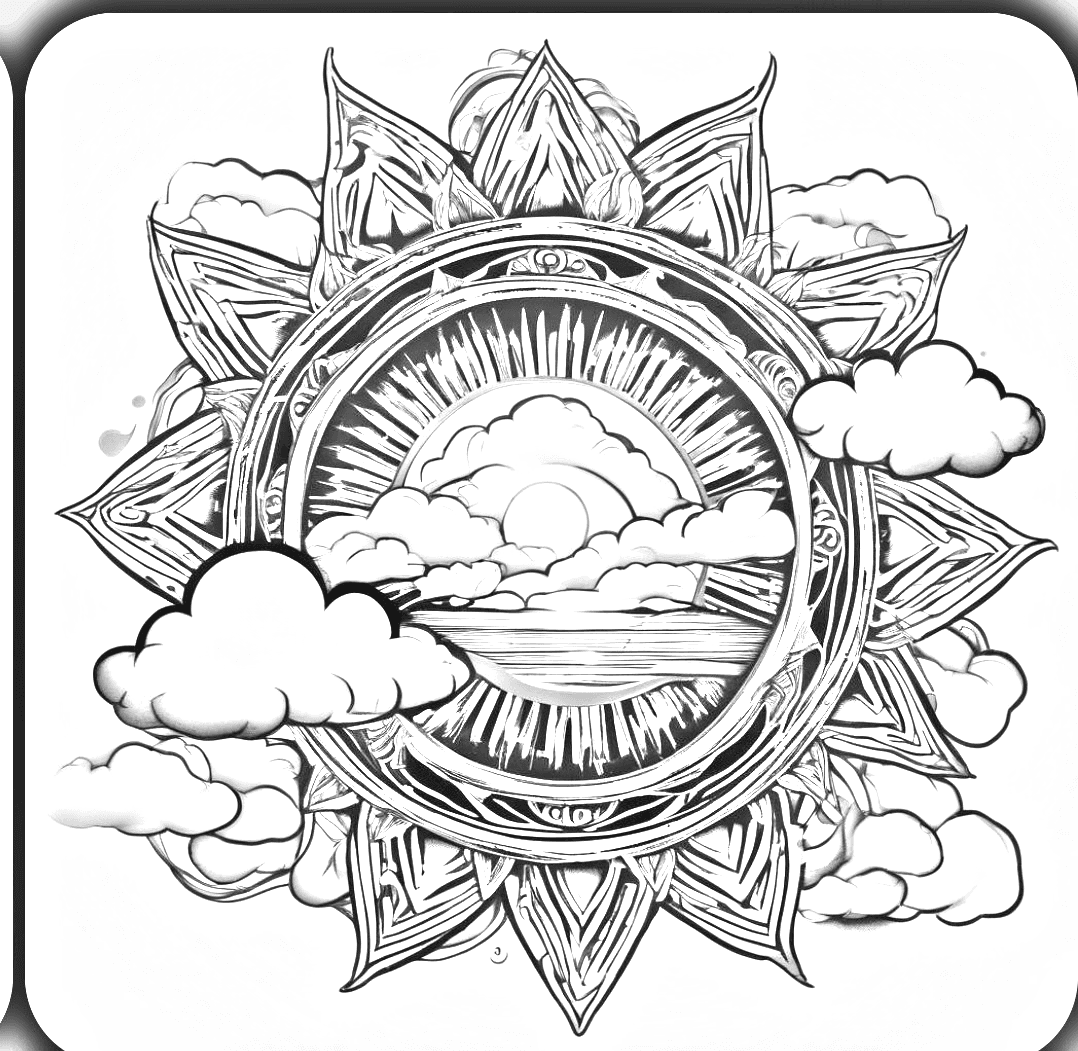 Cloudscape Medallion No. 2