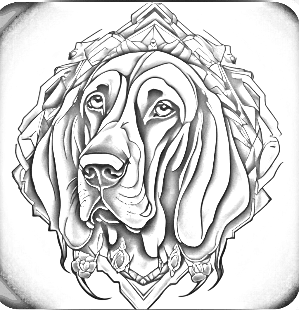 Hound & Roses No. 2