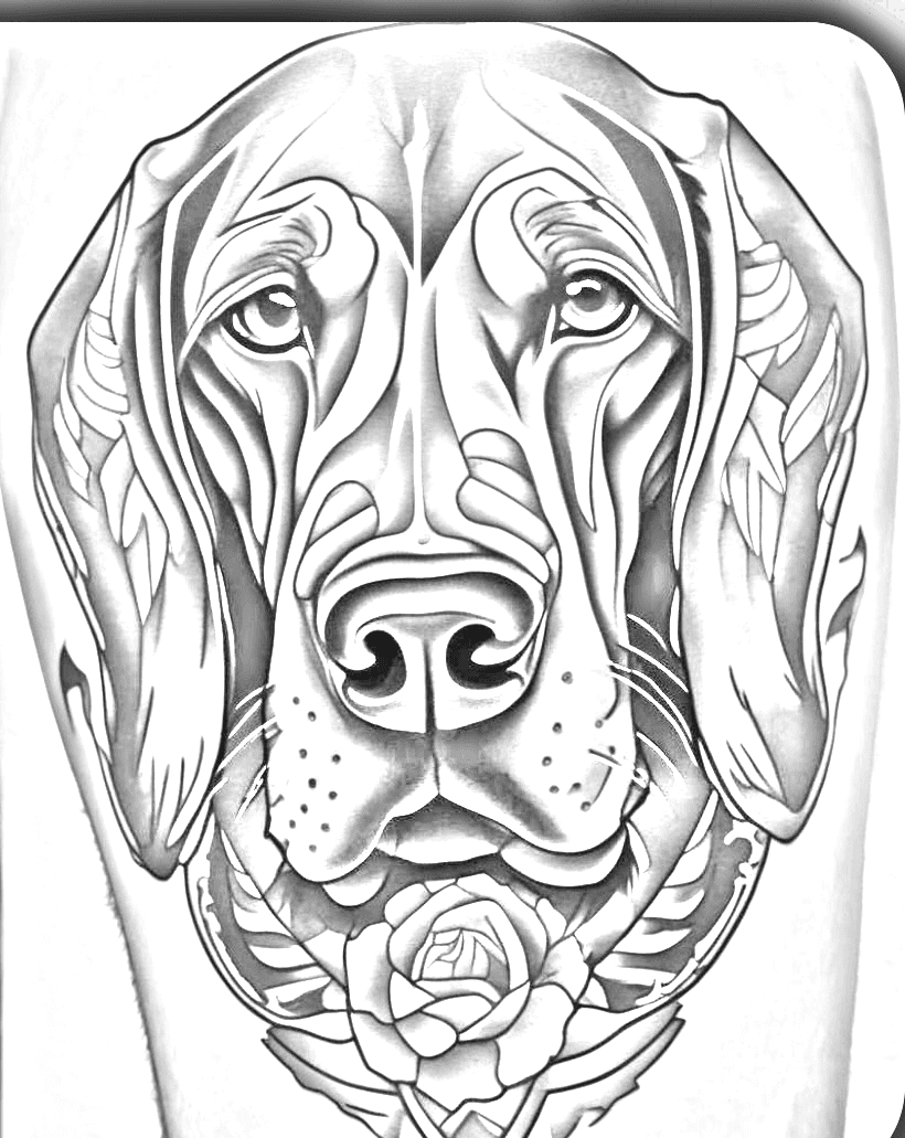 Hound & Roses No. 3