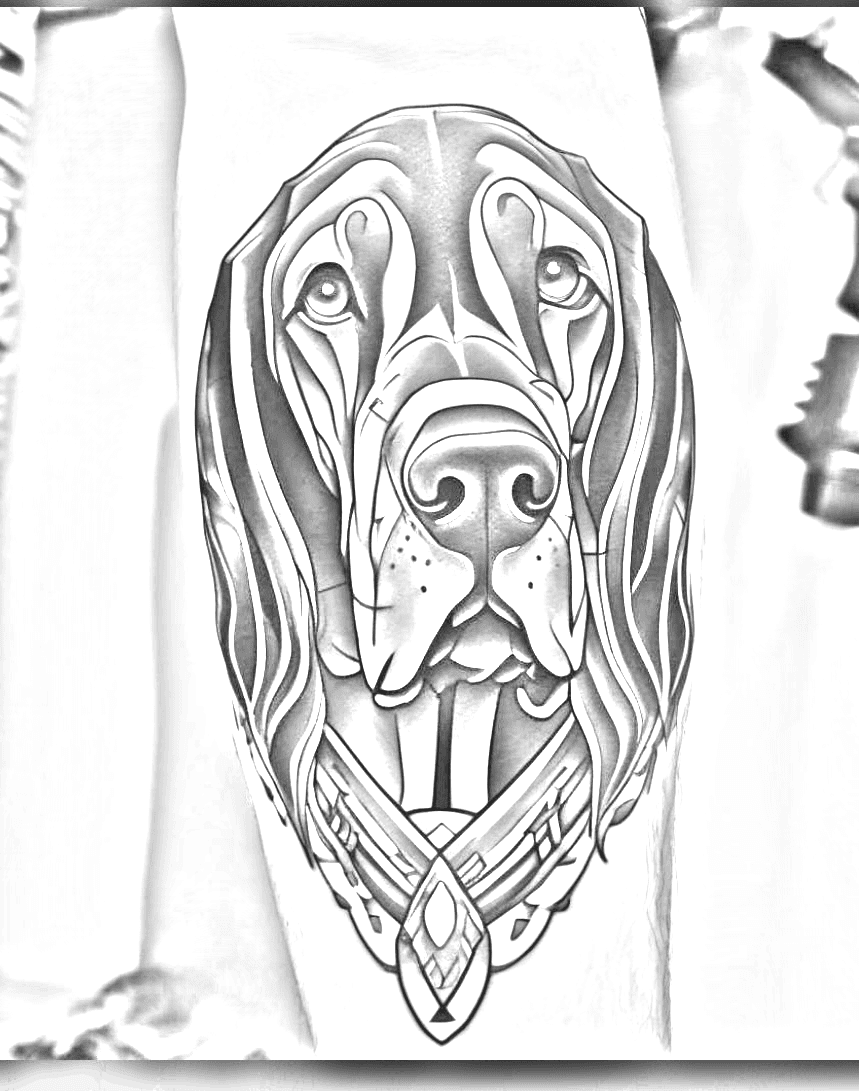 Hound & Roses No. 4