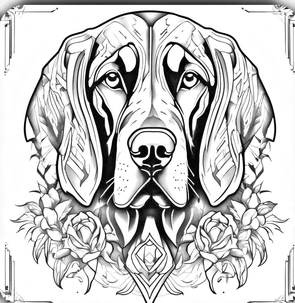 Hound & Roses No. 6
