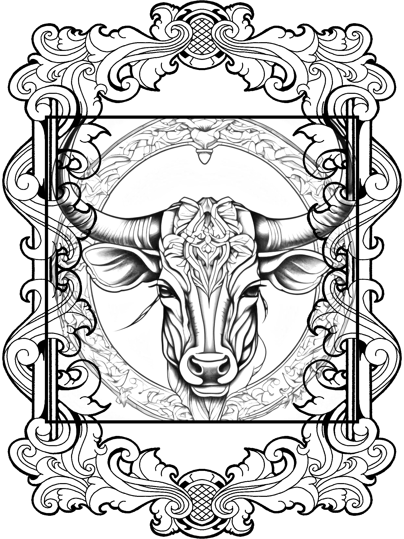 Longhorn Bull No. 5