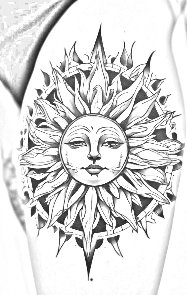 Sun Face No. 1
