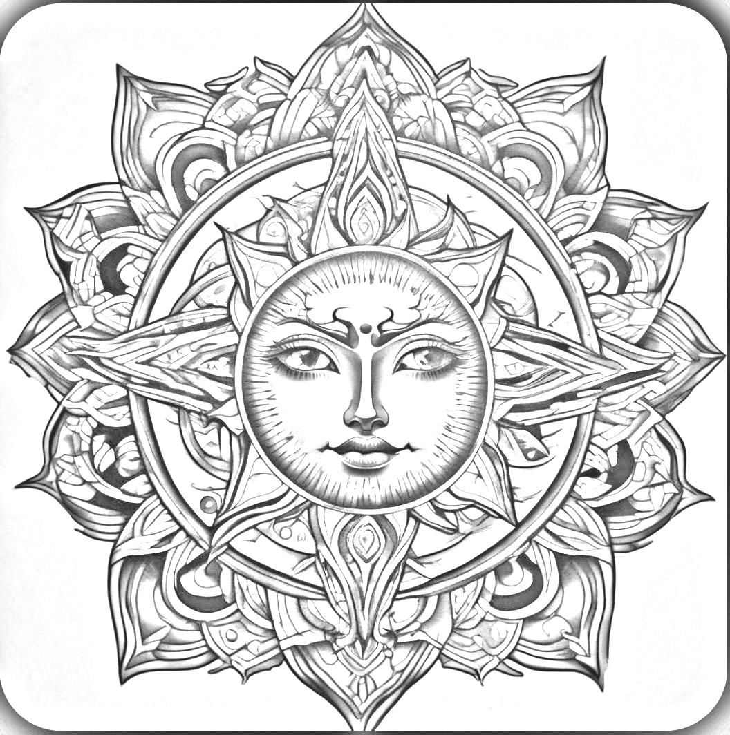Sun Face No. 3