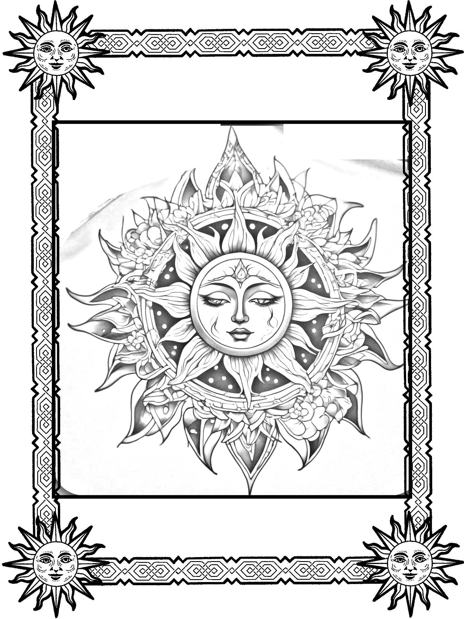 Sun Face No. 4